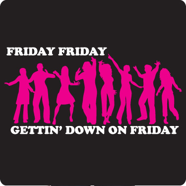 Gettin Down on Friday T-Shirt (Silhouette)