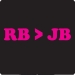 RB is Greater than JB T-Shirt (Pink)