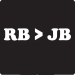 RB is Greater than JB T-Shirt (White)